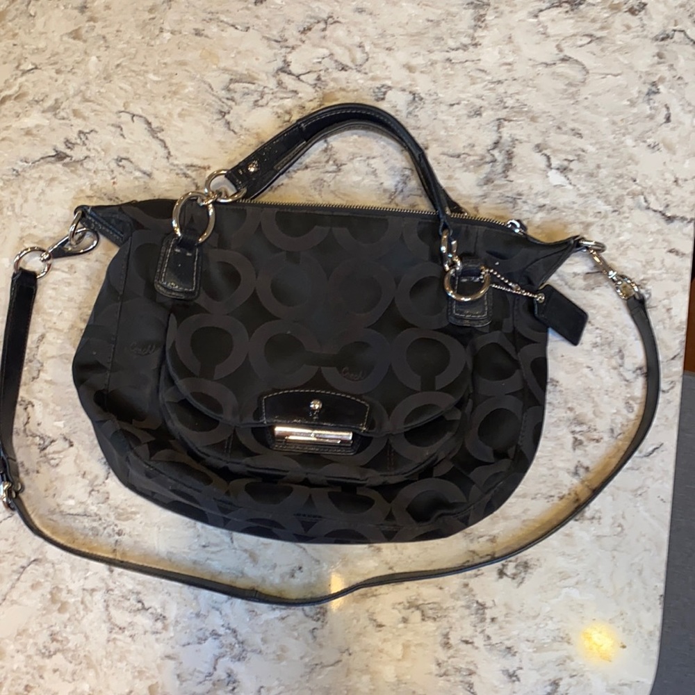 Coach Kristin Op Art Round Satchel